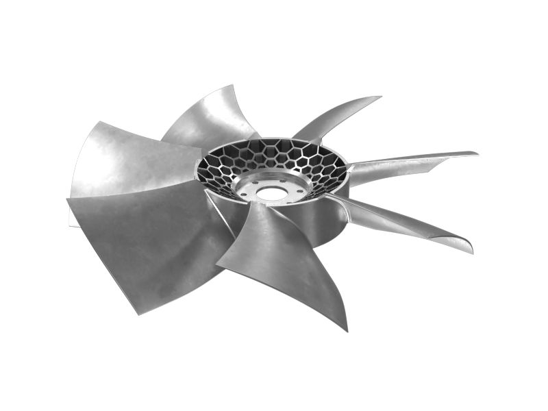 Крестовина 7-лопастного всасывающего вентилятора