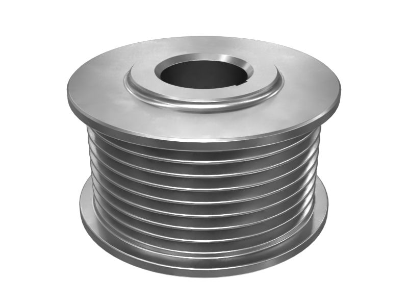 Шкив генератора с восемью канавками