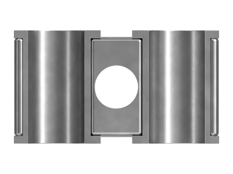 Монтажный полухомут топливопровода