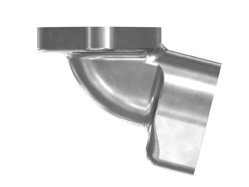 Коленчатый патрубок маслопровода двигателя, внутренний диаметр 32 мм