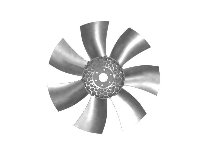 Крестовина 7-лопастного всасывающего вентилятора