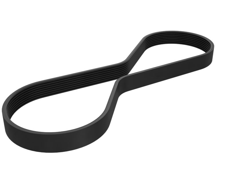 Длинный ребристый ремень 1072 мм