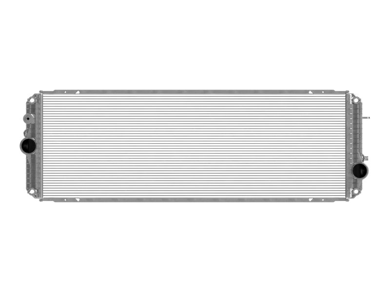 Сердцевина радиатора длиной 1380,6 мм (от охлаждающей жидкости к воздуху)