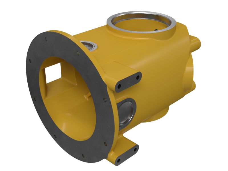 4W-7283: Коленчатый патрубок выпускного коллектора