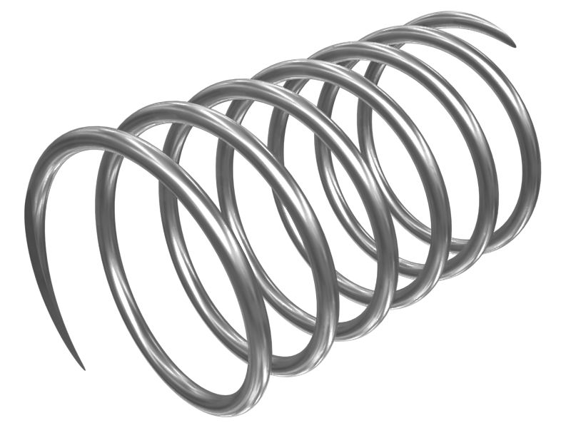 Пружина сжатия длиной в свободном состоянии 59,44 мм
