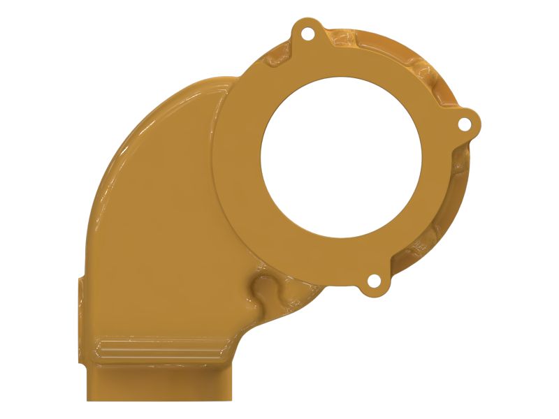 Впускной коленчатый патрубок перепускной линии водяного насоса