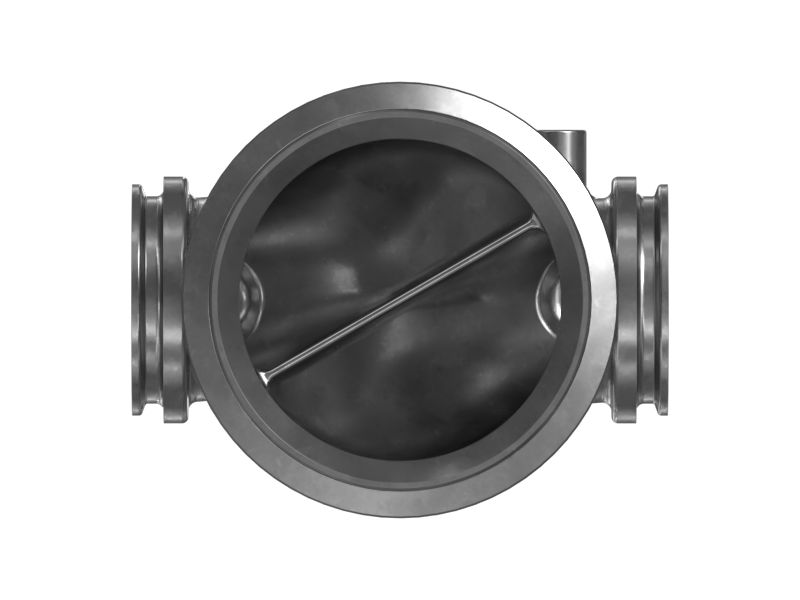 Выпускной коленчатый патрубок тройника