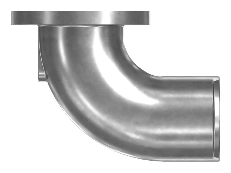 Колено воздухозаборника с внутренним диаметром 90,5 мм