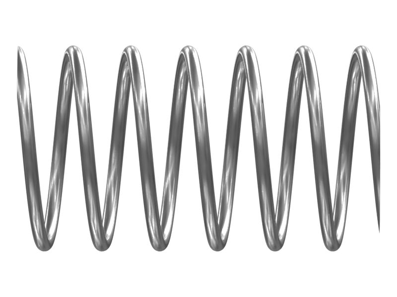 Пружина сжатия длиной в свободном состоянии 59,44 мм