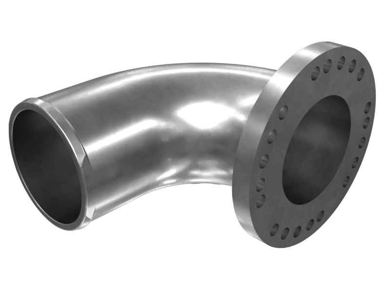 Колено воздухозаборника с внутренним диаметром 90,5 мм