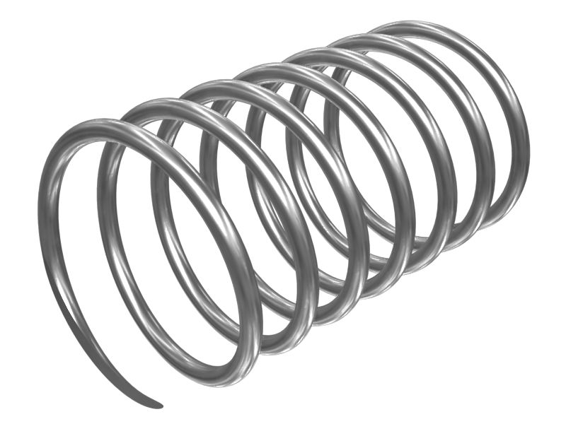 Пружина сжатия регулятора, длина в свободном состоянии 59,44 мм