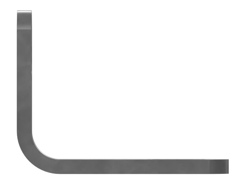 Угловой кронштейн, толщина 5 мм