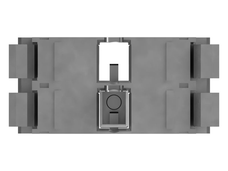 2-полюсный блок позолоченных контактов