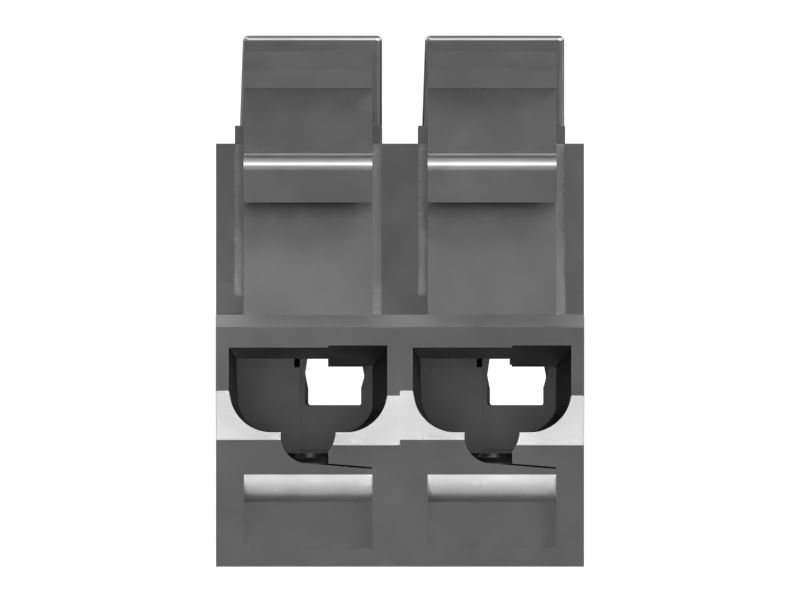 Пластмассовый блок 2-полюсных контактов