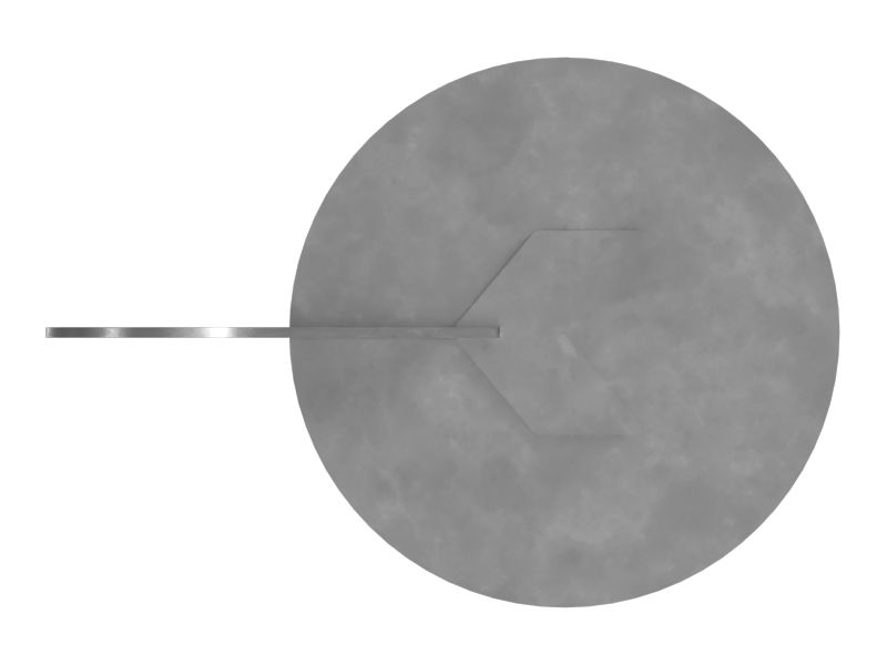 Дождевой козырек на выхлопной трубе длиной 9,12