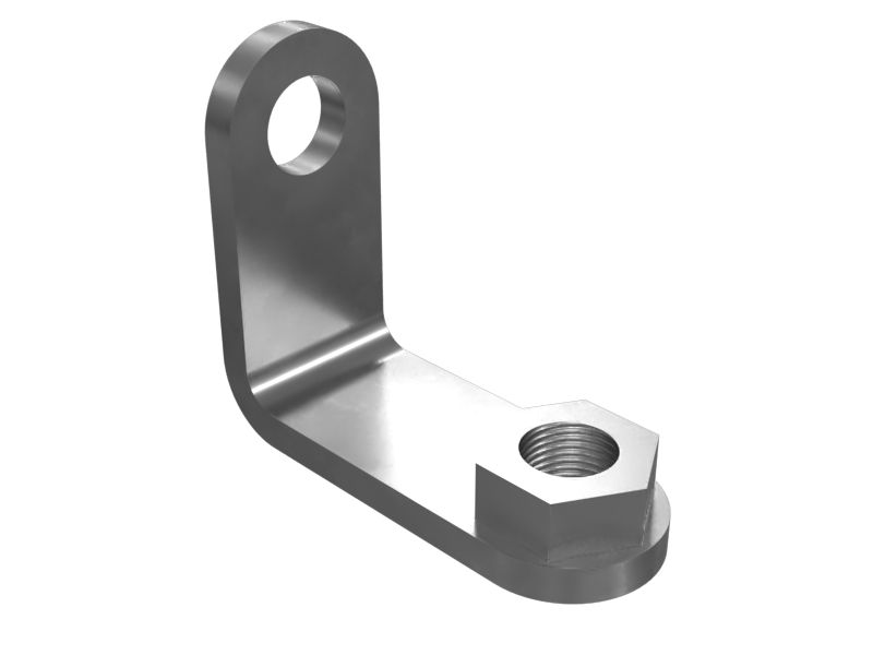 381-6866: Кронштейн прокладки 90 градусов толщиной 4 мм