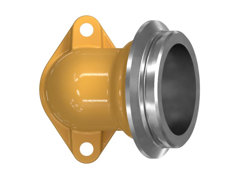 Коленчатый патрубок для крышки клапанного механизма двигателя