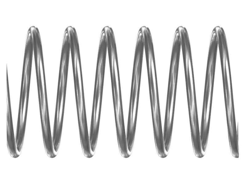 Пружина сжатия длиной в свободном состоянии 59,44 мм