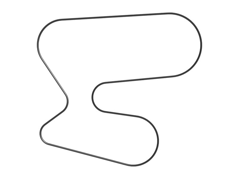 Ребристый ремень длиной 1825 мм