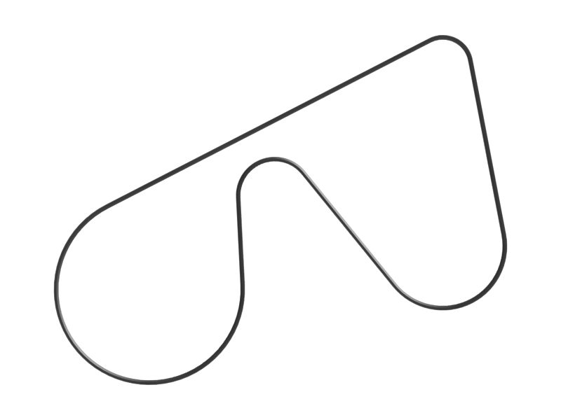 8-реберный поликлиновой ремень