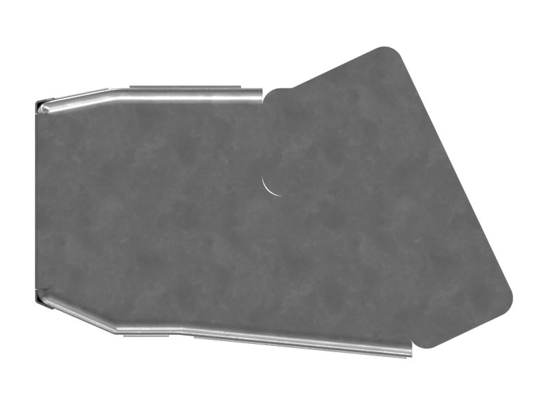 Теплозащитный экран выпускной системы длиной 578,7 мм