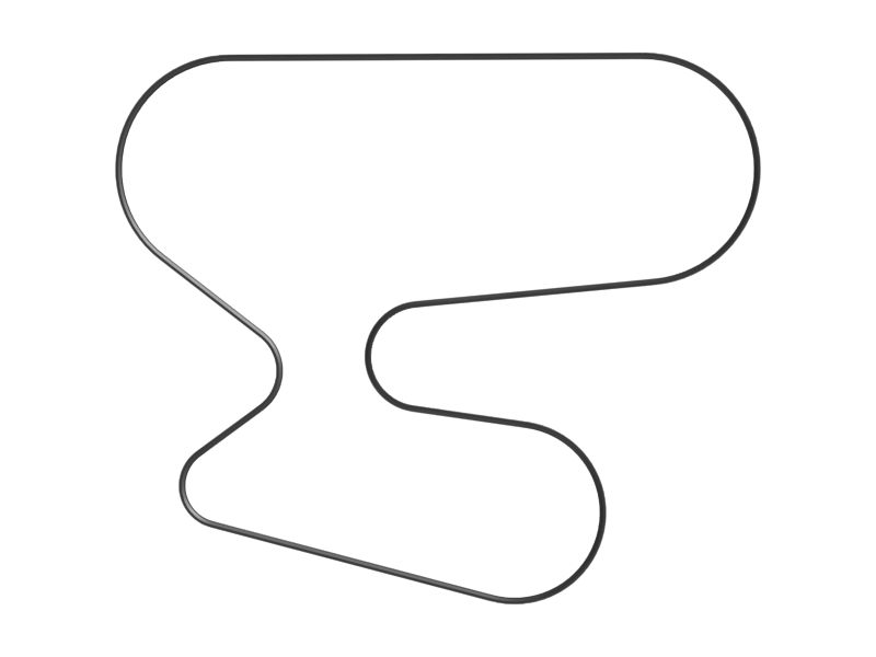 8-реберный поликлиновой приводной ремень вентилятора длиной 1901 мм