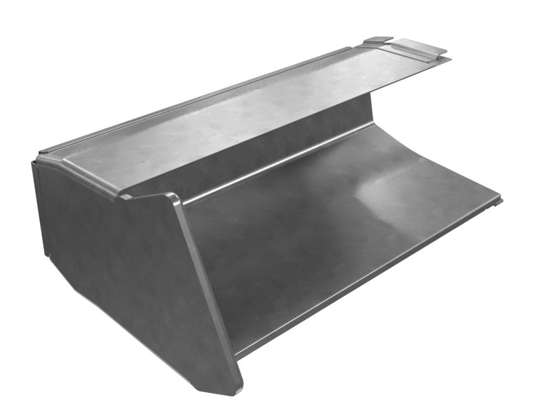 453-9746: Теплозащитный экран выпускной системы длиной 578,7 мм