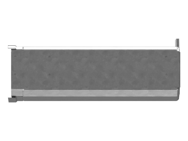 Теплозащитный экран выпускной системы длиной 578,7 мм