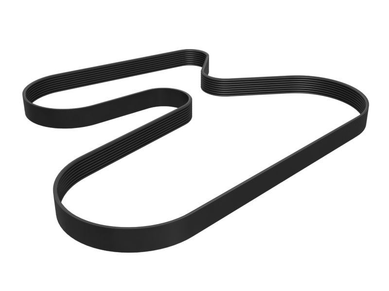 8-реберный поликлиновой приводной ремень вентилятора длиной 1901 мм