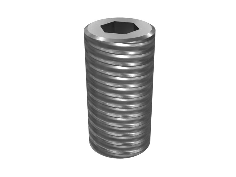 УСТАНОВОЧНЫЙ ВИНТ С ВНУТРЕННИМ ШЕСТИГРАННИКОМ