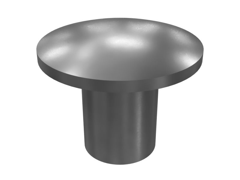 Стандартная полупустотелая заклепка