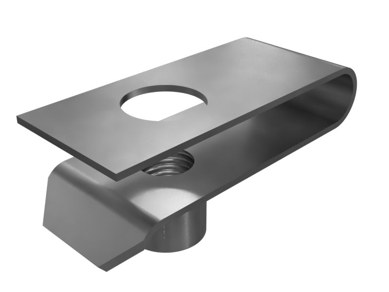 Зажим M6 x 1 мм на гайке