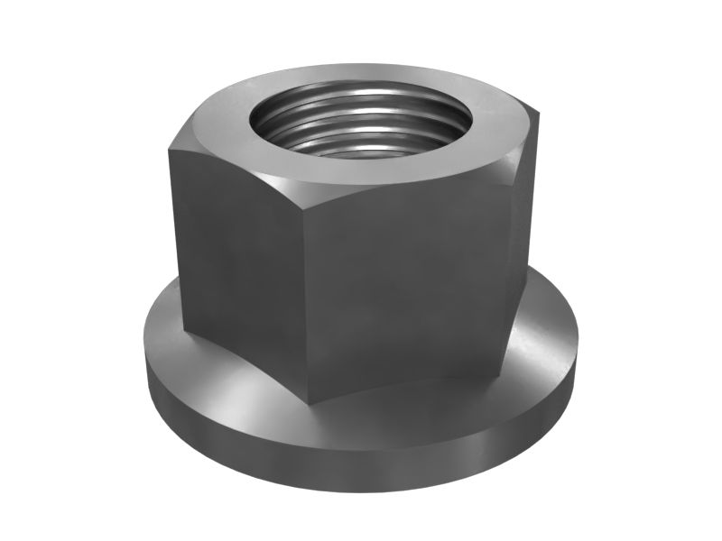 282-2613: Шестигранная фланцевая гайка