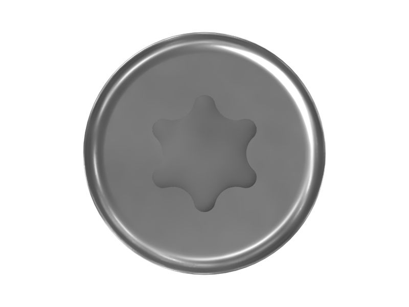 Крепежный винт с цилиндрической скругленной головкой (дюйм.)