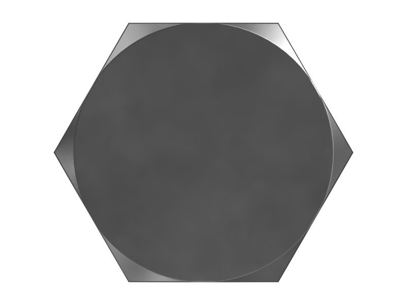 Болт с шестигранной головкой, MJ12х1,75