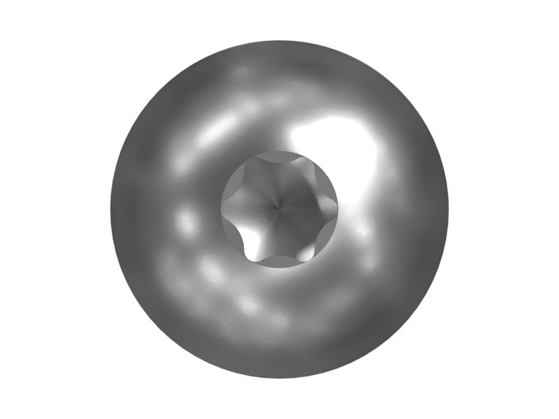 Резьбовой винт с головкой фермы длиной 10 мм