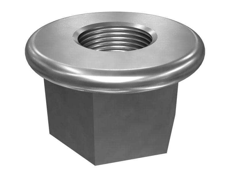 ГАЙКА ШЕСТИГРАННАЯ С ФЛАНЦЕМ