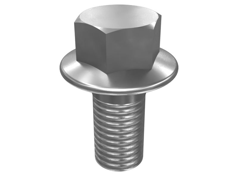 Шестигранный болт с фланцевой головкой M10