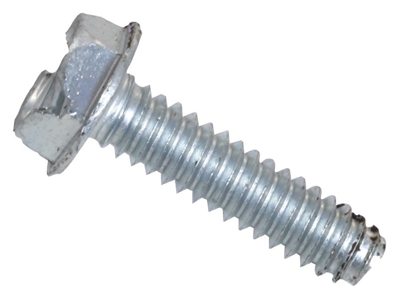 Дюймовый самонарезающий крепежный винт с головкой с шестигранным буртиком