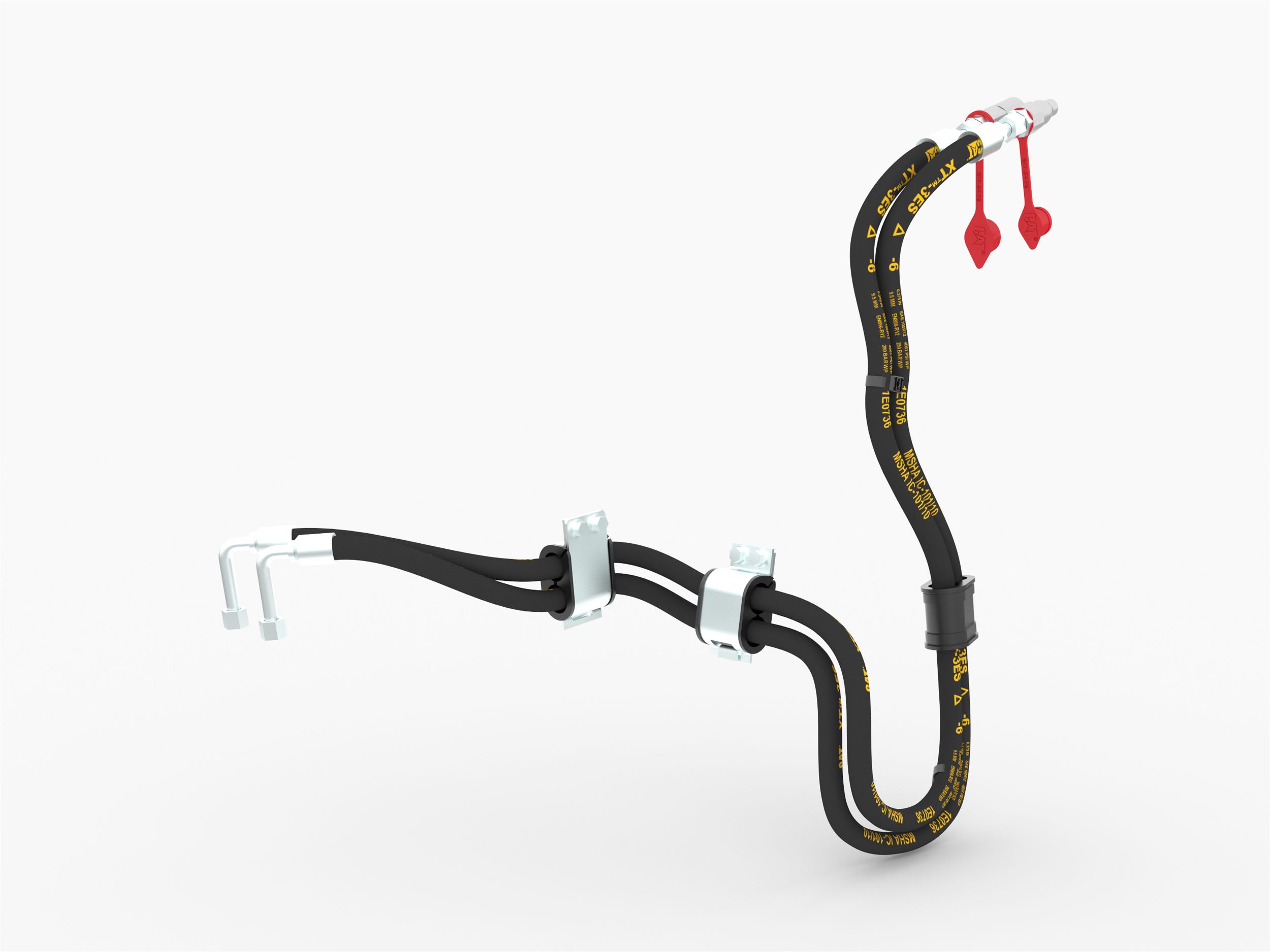 Трубопроводы молота для мини-погрузчиков