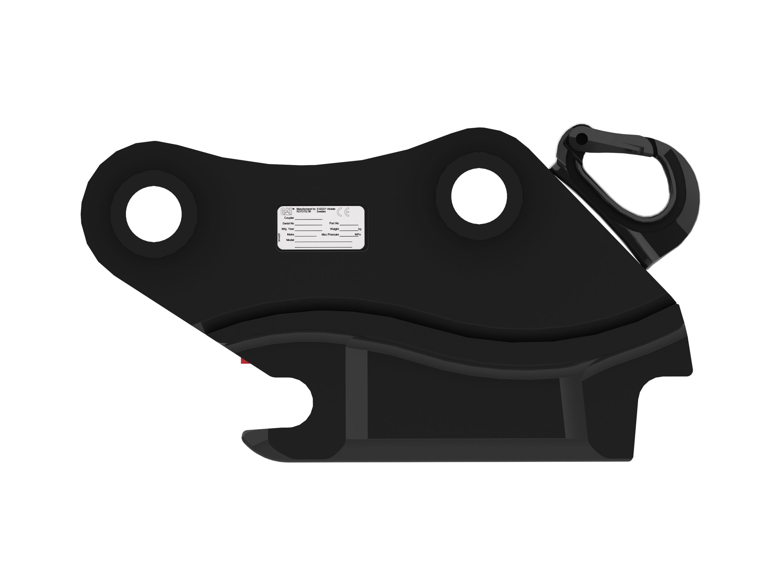 Узел крепления с захватами S-40 для мини-экскаваторов 5–6 т