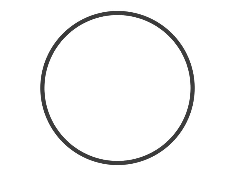 Резиновое опорное кольцо с внутренним диаметром 220,89 мм