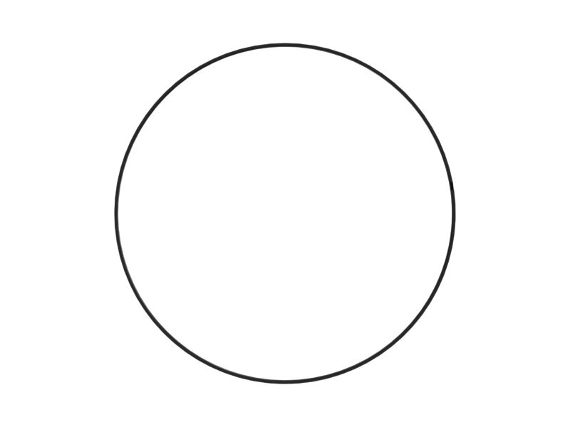 Пластмассовое кольцо, наружный диаметр 362 мм