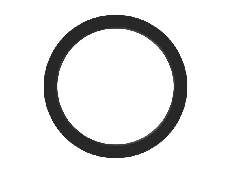 Уплотнение П-образной манжеты штока цилиндра, внутренний диаметр 49,27 мм