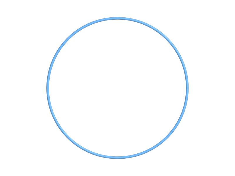 Уплотнительное кольцо U-образного сечения для штока цилиндра с внешним диаметром 195,58 мм