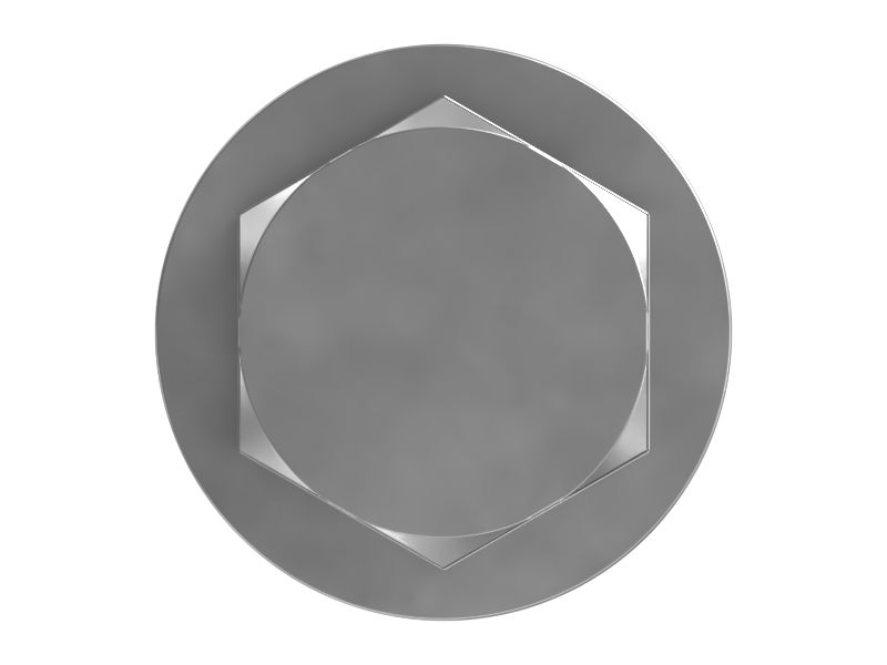 Болт с шестигранной фланцевой головкой 3/8 дюймов