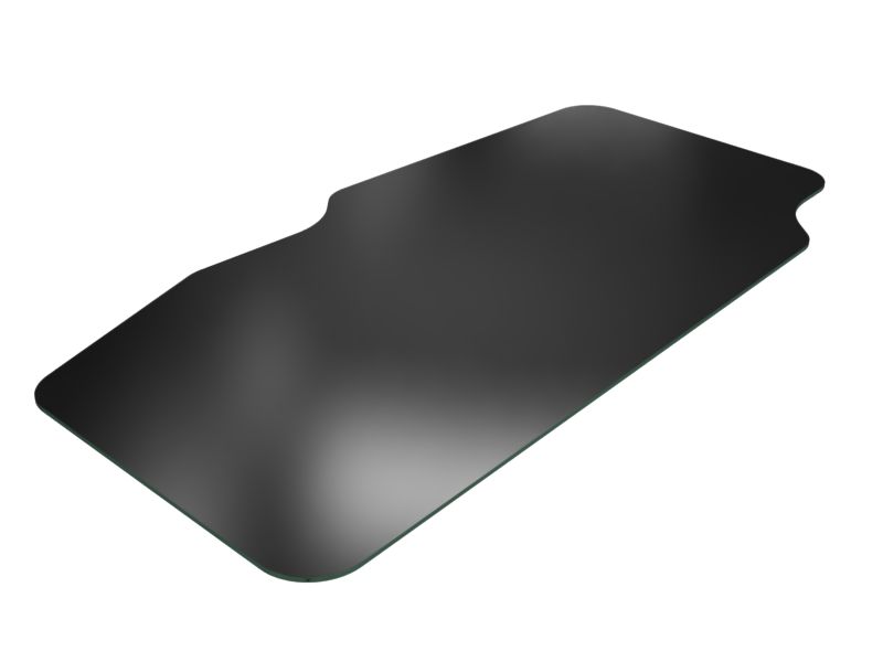 351-7042: زجاج السلامة لباب كابينة بسمك 6,8 مم