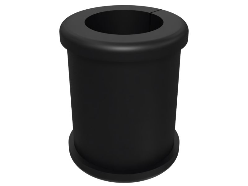 Резиновое уплотнение с двойным фланцем 25,00 мм