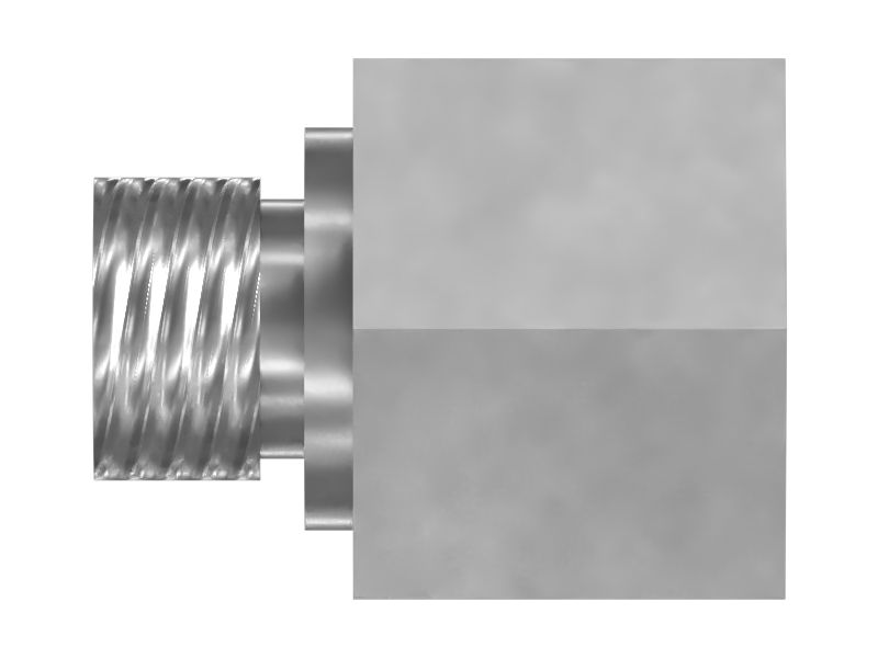 Прямой переходник с уплотнительным кольцом с резьбой 9/16-18