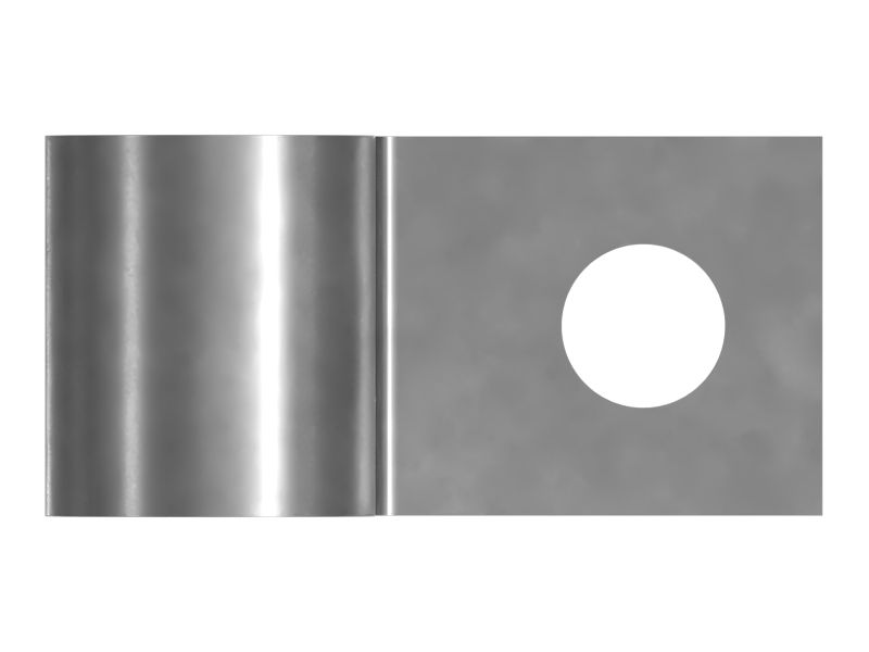 Р-образный зажим для одного шланга